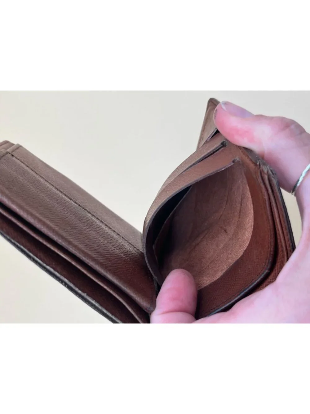 Louis Vuitton Monogram Canvas Vintage Compact Bifold Snap Wallet Coin Pocket